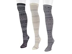 Microfiber 3-Pair Mixed Pack OTK Socks