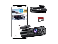 KEYROO 2.5K Dash Cam Front 64GB WiFi