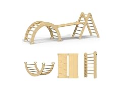 CMFYDAILY 5-in-1 Large Pikler Triangle Set