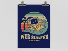 Web Surfer Matte Poster