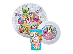 Zak Designs Shopkins 3pc Mealtime Set