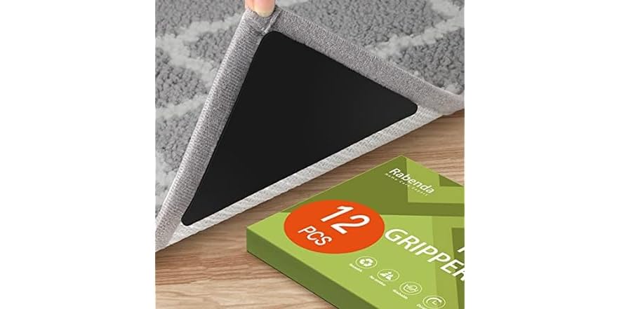 Carpet Tape 16PCS For Hardwood Floors, Double Sided Rug Pad Grippers