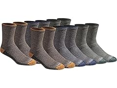 Dickies Men's Dri-Tech Mid-Crew Socks