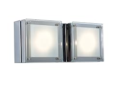 SQUARE BAR 2-LIGHT LINE VOLTAGE WALL SCONCE