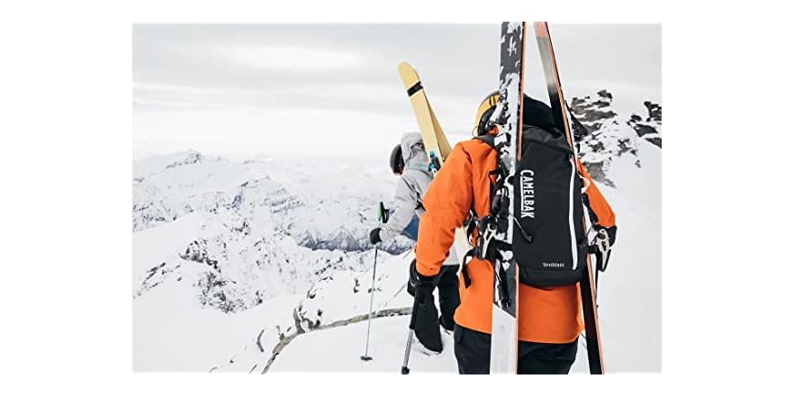 Sac D'hydratation Hiver SnoBlast – 2L Réservoir Crux – Sac à Dos Compact Pour Ski, Snowboard – 6L Extensible – Porte-casque Et Raquettes - 10