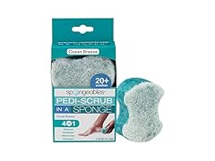 Spongables Pedi Scrub Foot Exfoliating 20+ Wash Sponge