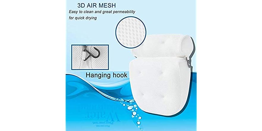 Idle Hippo Bathtub Pillow