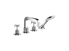 AXOR Citterio Modern 2-Handle 15-inch Wide Roman Tub Filler