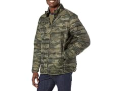 Amazon Essentials Puffer Jacket, Military (XL)