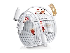 SHEZI Braided USB C to USB C Cable