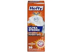 Hefty Ultra Tall Kitchen Bags Cinnamon Pumpkin, 20-Ct