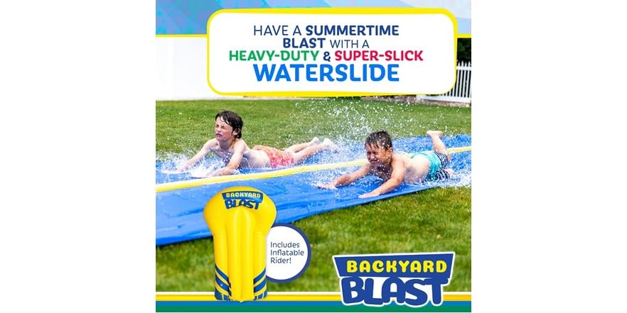 Backyard Blast Giant Waterslide