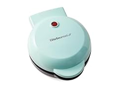Elite Mini Waffle Maker Blue 5in