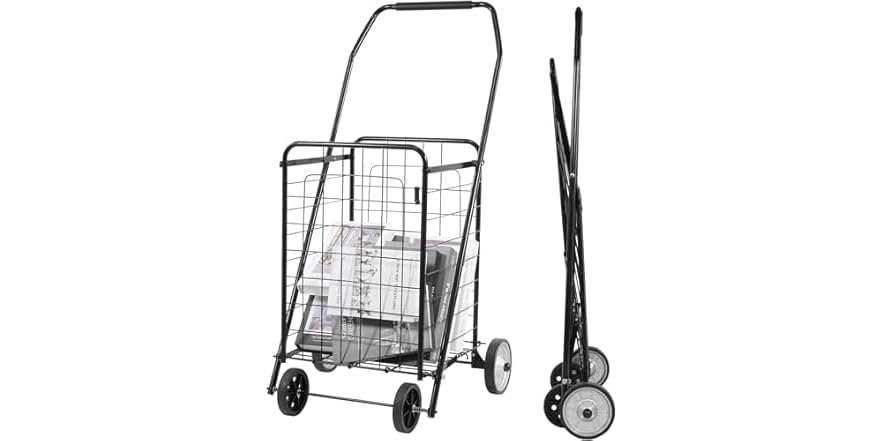 $22.31 | Elevon Foldable Utility Shopping Cart at Woot!