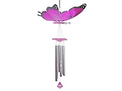 Large Butterfly Wind Chime