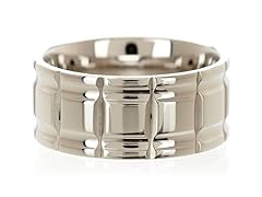 Blackjack Jewelry Polished Stainless Steel Tire Ring