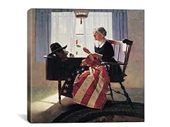 Mending The Flag - Norman Rockwell