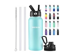 MEISON Insulated Water Bottle With Straw