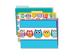 Carson Dellosa Owl Decorative File Folder Set