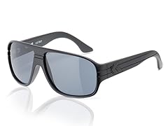 Round Sunglasses, Black