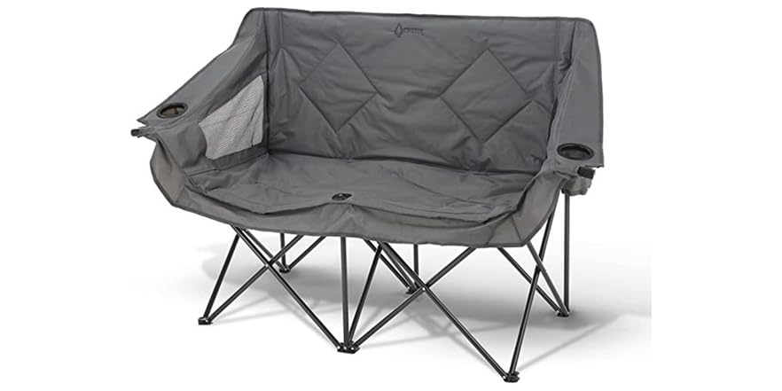 Arrowhead Outdoor Portable Folding Double Camping Loveseat Chair(Blue) $39.99 + Free S&H w/ Prime at Woot!
