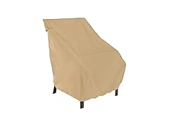Classic Accessories Terrazzo Water-Resistant 26 Inch High Back Patio Chair Cover