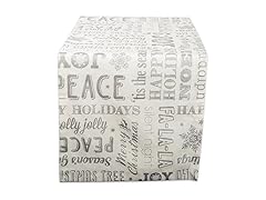 DII Holiday Dining Christmas Table Runner
