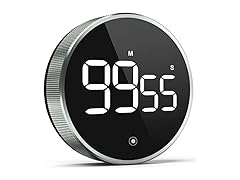 Secura Home Digital Kitchen Timer, 3.8'' Large LED D