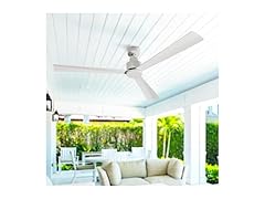 Parrot Uncle F6364-PU 52" Ceiling Fan, White