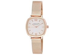 London Fog Women's Hexagon Mesh Watch