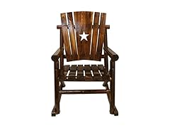 Leigh Country Char-Log Single Rocker with Star
