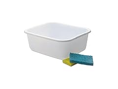 Rubbermaid 2951-AR WHT Dish Pan, 11-1/2-Qts.