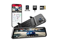 LINGDU 12" 4K Mirror Dash Cam