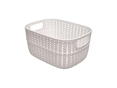 Simplify 2 Tone Sailor Knot Plastic Storage Tote