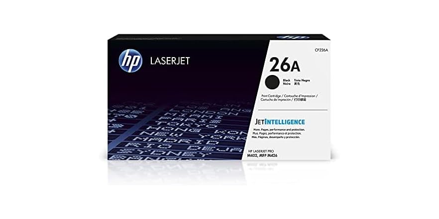 HP 26A Black Toner Cartridge, CF226A