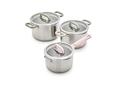 GreenLife BK Twisting Stainless Steel Set