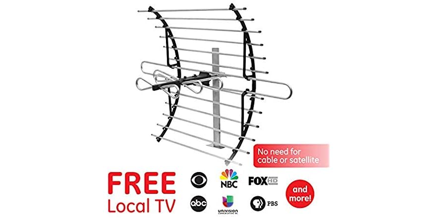 GE Pro Attic Mount TV Antenna - What Channels Can You Get With An Antenna