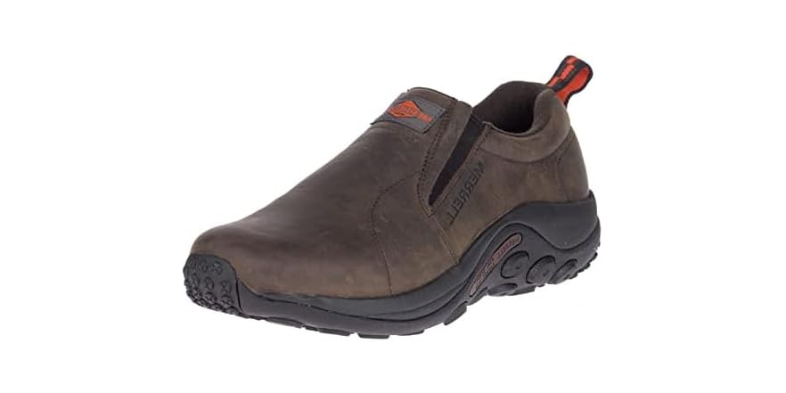 Merrell Shoe Box Merrell Jungle Moc Leather Slip Resistant Industrial Shoe (Open Box)