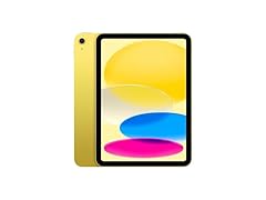 Apple 2022 iPad 10.9-inch, Wi-Fi, 64GB - Yellow (Renewed) (Open Box)