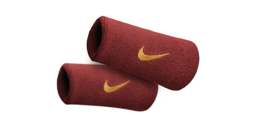 nike swoosh double wristbands
