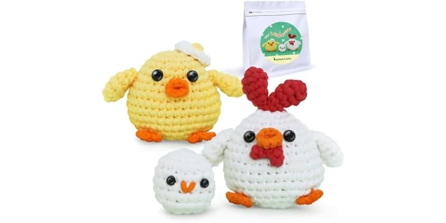 Kit Crochet Débutant NestledCrafts - Complet Avec Fil Et Tutoriel | Idée Cadeau Créatif