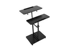 Fahkns Rolling Computer Cart Desk 23.6"