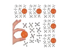 Metal Jacks With Ball - 12 sets per unit