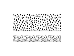 Creative Teaching Press Black Messy Dots Border