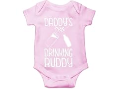Belle Homie  (6 MOS) Daddy's Drinking Buddy Romper