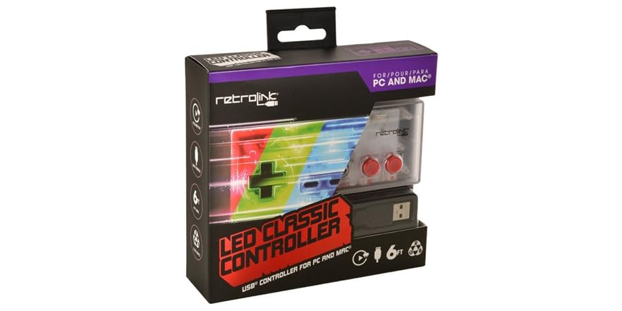 Retro Link NES Style USB Controller