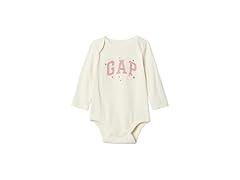 GAP Boys (6-12 MOS) Long Sleeve Logo Bodysuit