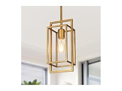 KSANA Antique Gold Pendant Lighting, Modern Golden
