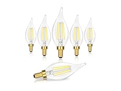 GoBright 6-Pk E12 LED Candelabra Bulbs