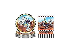 64 Pcs Plates and Napkins for 24 Guests